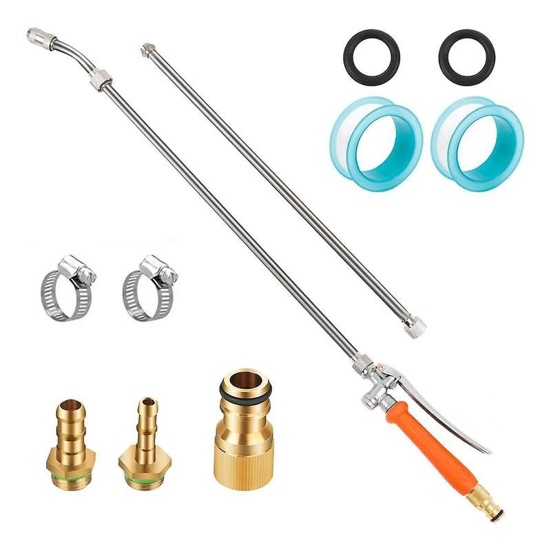 Sprayer Wand, Suitable for 1/2 Hose Quick Connector,1/4in&3/8in Brass Barb Sprayer Wand Replacement