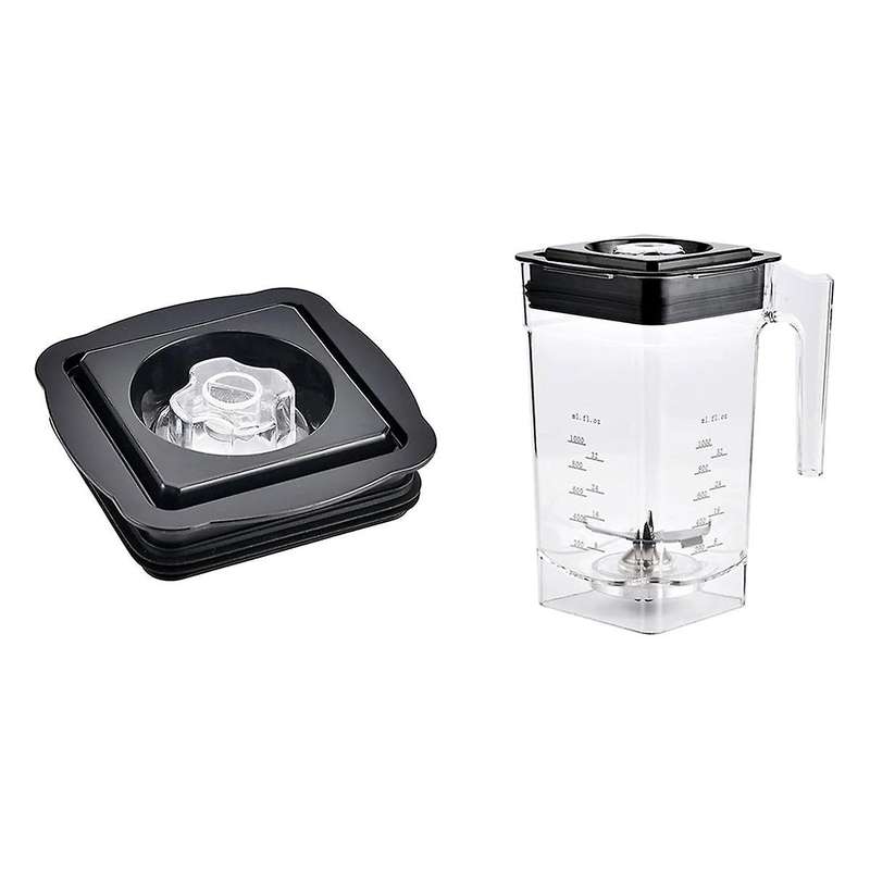 Square Blender Cup Lid Easy Operation Blender Cup Lid Easy to Clean Blender Cup Cover Plastic Materi