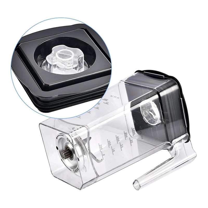 Square Blender Cup Lid Easy Operation Blender Cup Lid Easy to Clean Blender Cup Cover Plastic Materi