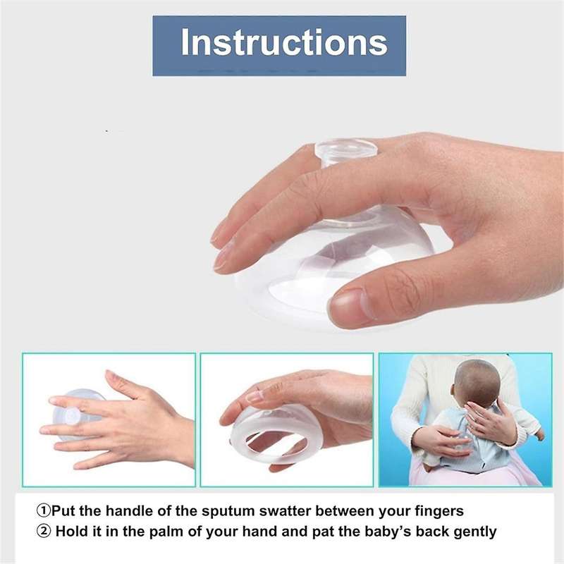Sputum Cup Silicone Chest Percussion Cup Sputum Remover Burping Digest Helper Mom Palm Cup for Elder