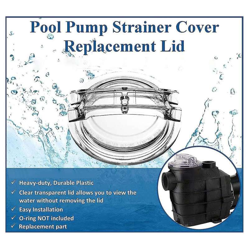 Spx3100d Thread Strainer Cover Replacement with O Ring for Super Ii Pool Pump Lid and Chlorine & Br