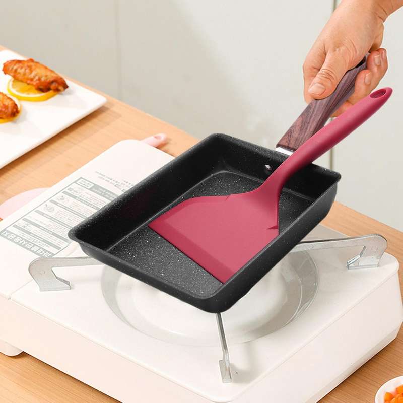 Square Non-Stick Fried Eggs Pans Stainless Fried Eggs Pans Maker Breakfast Pot Mini