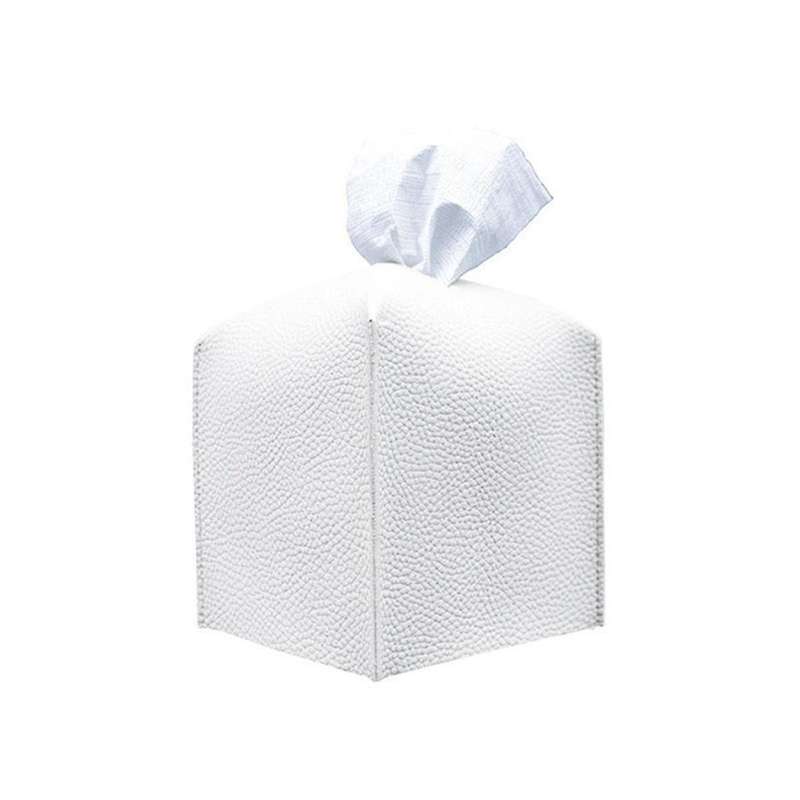 Square Pu Leather Tissue Holder Retro Tissue Box Bedroom Decor Living Room Home Decor