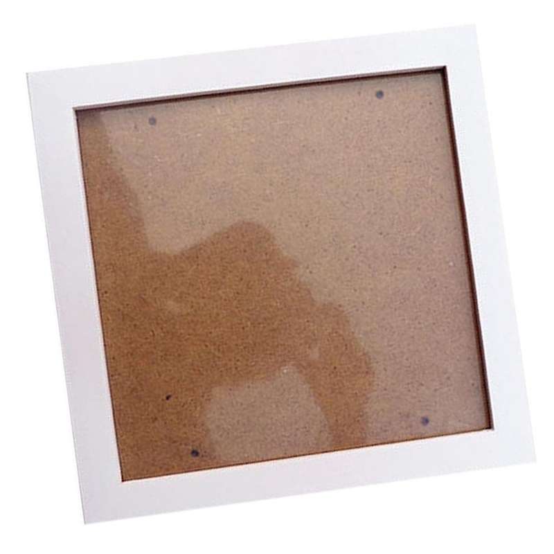 Square Thick Pine Wood Wall Picture Frame(white, 6 Inch)