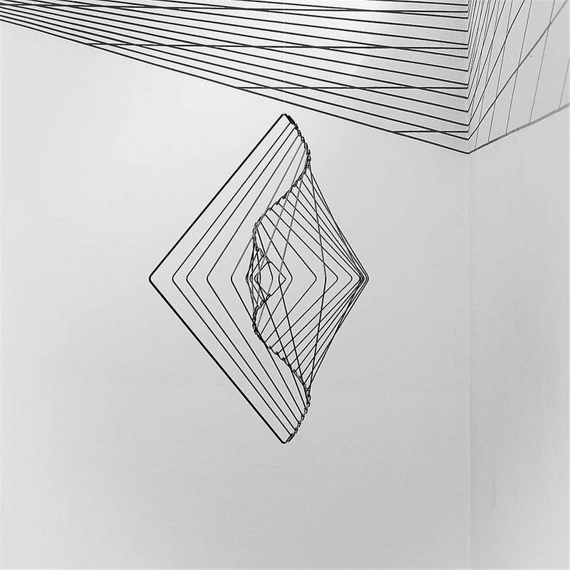 Square Wave The Mesmerizing Kinetic Wind Spinner Magical Calming Art Piece
