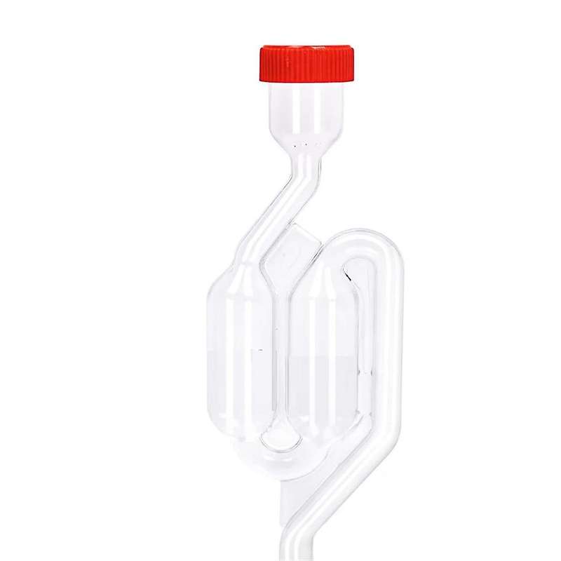 S-Shape Airlocks Homebrew Bubble Airlock Carboys Stopper & Fermenter Seal Valve with Food Grade Grom