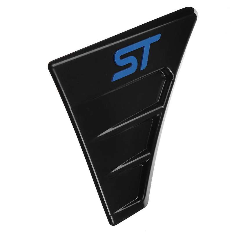 ST Style Car Side Vent Spoiler Outflow Vent Side Vent Air Flow Wing Cover Trim for Focus MK3