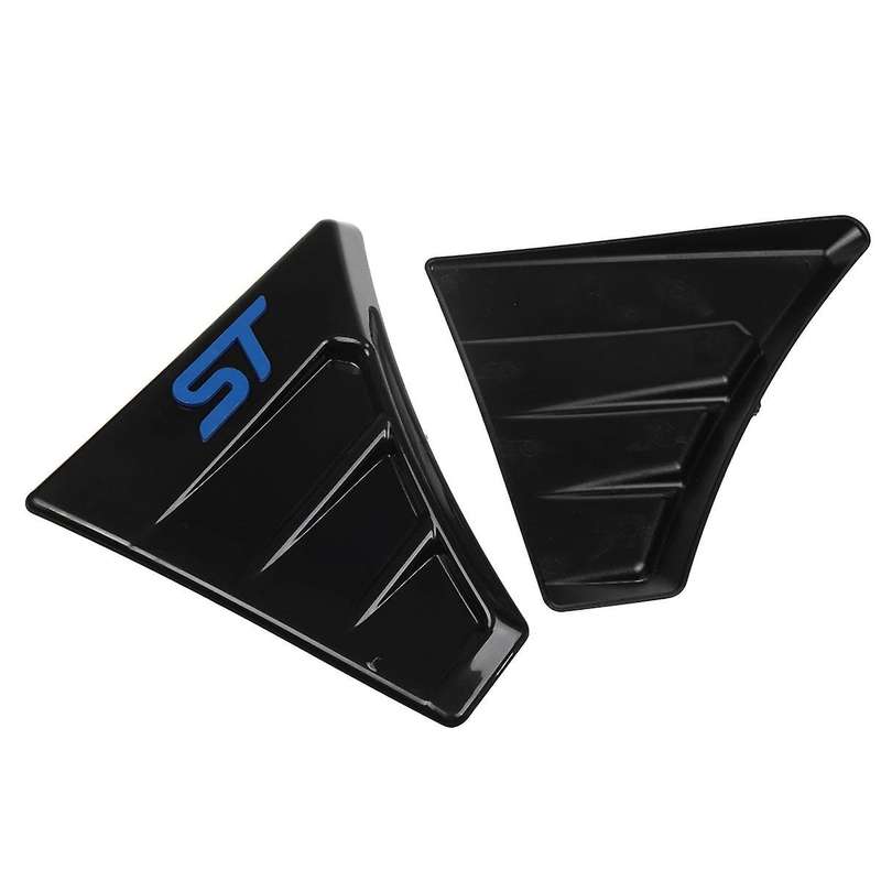 ST Style Car Side Vent Spoiler Outflow Vent Side Vent Air Flow Wing Cover Trim for Focus MK3