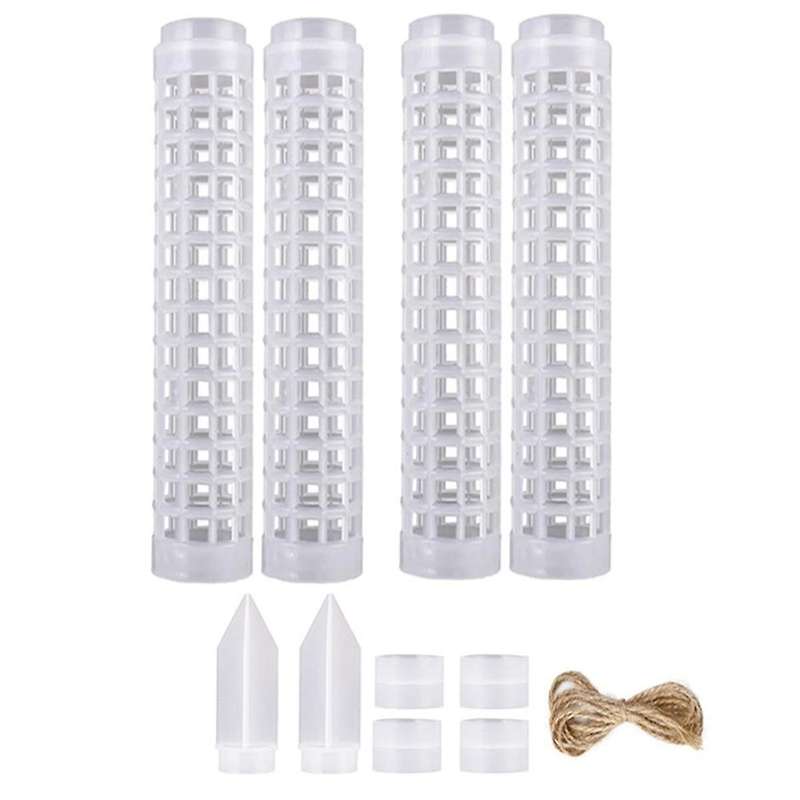 Stackable Transparent Plastic Moss Pole for Plants Monstera , Indoor Plant Accessories Support Stake