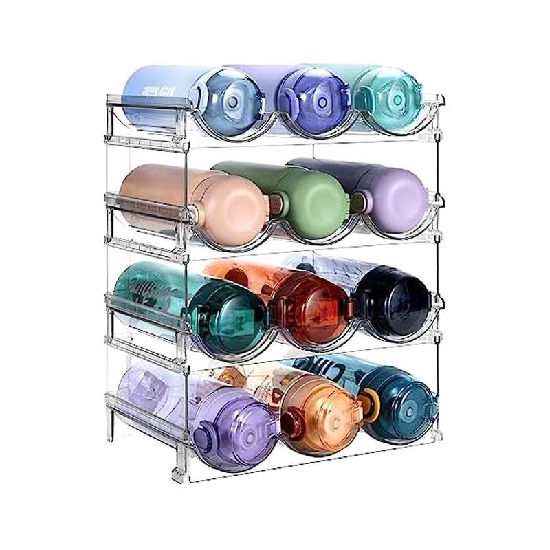 Stackable Storage Rack for Kettle Rack Is Used for Organizing and Storing Plastic Wine Rack