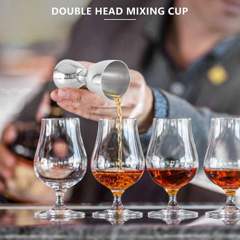 Stainles Steel Bar Jigger 1/2Oz , Jigger Measuring Cups Jigger 1Oz 2Oz