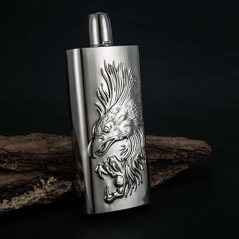 Stainless Steel 304 Hip Flask 17Oz Whiskey Pot Alcohol Container Whiskey Flask Outdoor Wine Liquor B