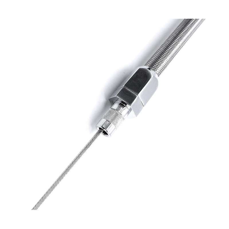 Stainless Braided Firewall Flexible Dipstick Engine Oil Dipstick for -79 Early 265 283 327 350