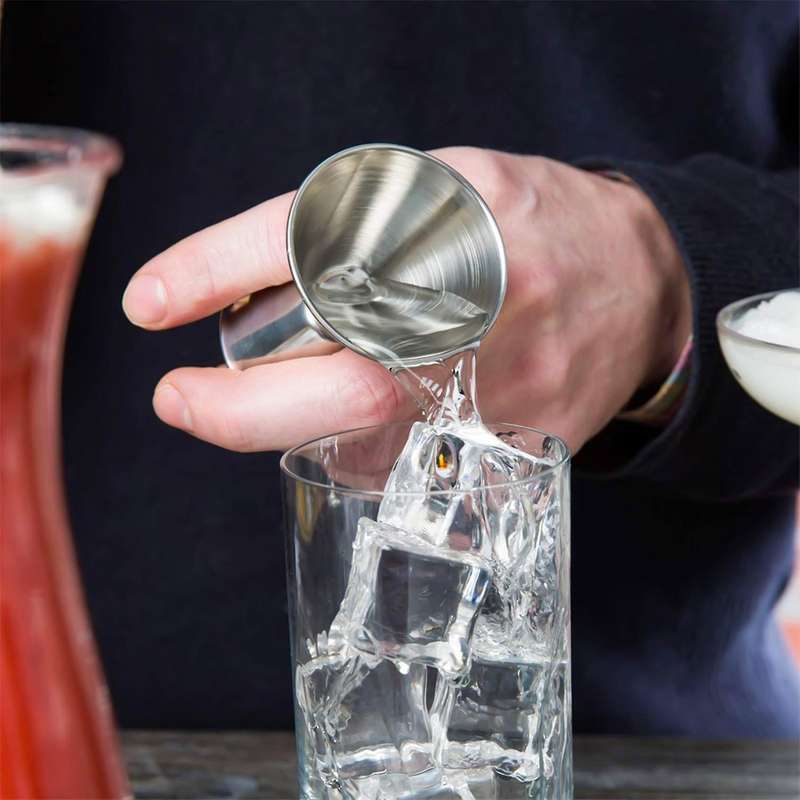 Stainless Steel 25/ 50 Ml Jigger Dual Spirit Measure Cup Measuring Cup for Bar Party Wine Drink Sha
