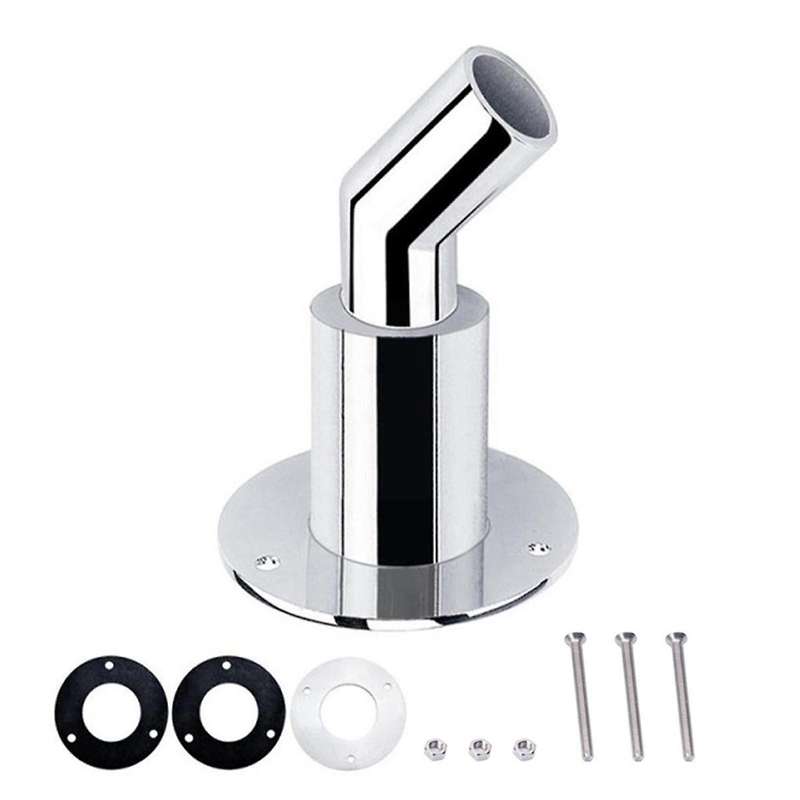 Stainless Steel 316 Thru Hull Exhaust Fitting Tube Pipe Socket Hardware Parts for Marine Car Truck