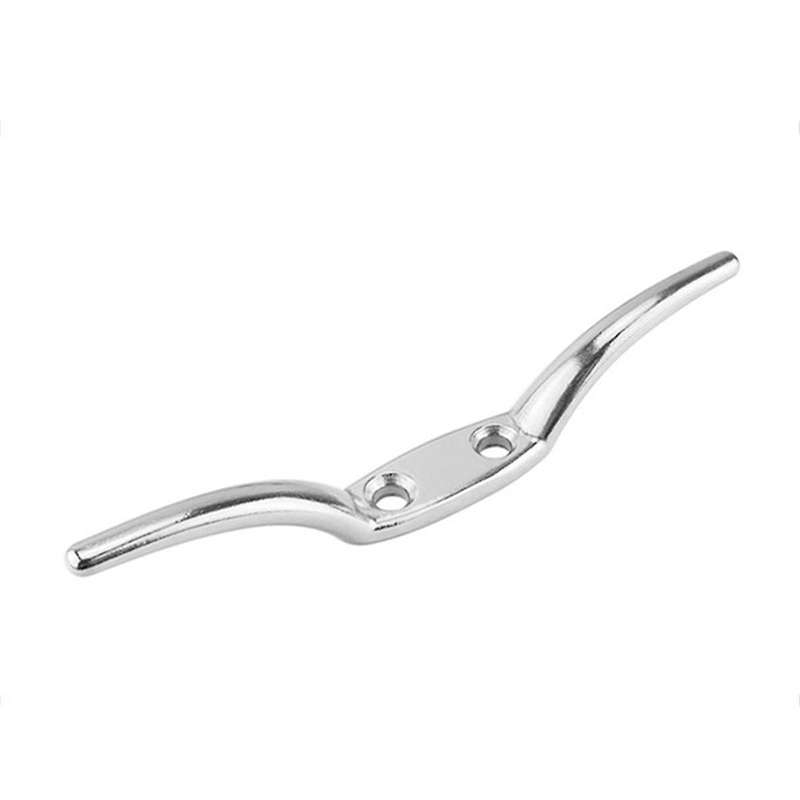 Stainless Steel 316 Flagpole Cleat Hook Fixed Hook Flag Rope Cleat Flag Halyard Boat Securing Tie D