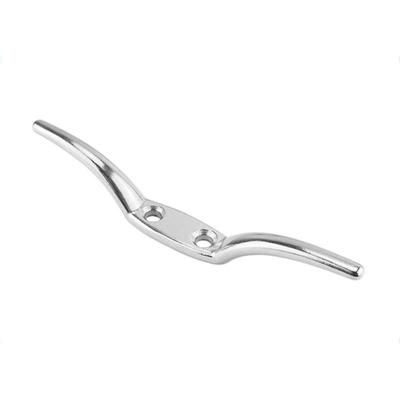 Stainless Steel 316 Flagpole Cleat Hook Fixed Hook Flag Rope Cleat Flag Halyard Boat Securing Tie D