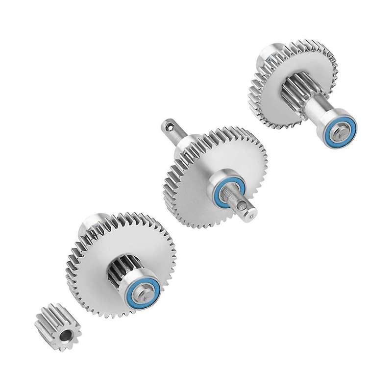 Stainless Steel 40.3:1 Ratio Transmission Gear Pinion Set Low Gears Motor Pinion for TRX4M Upgrades