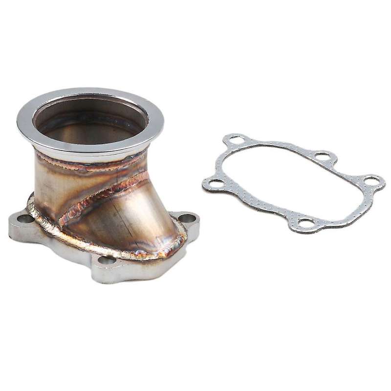 Stainless Steel Adapter for T25 T28 GT25 GT28 to 2.5 inch Turbo Down Pipe Adapter 63mm V-Band Clamp