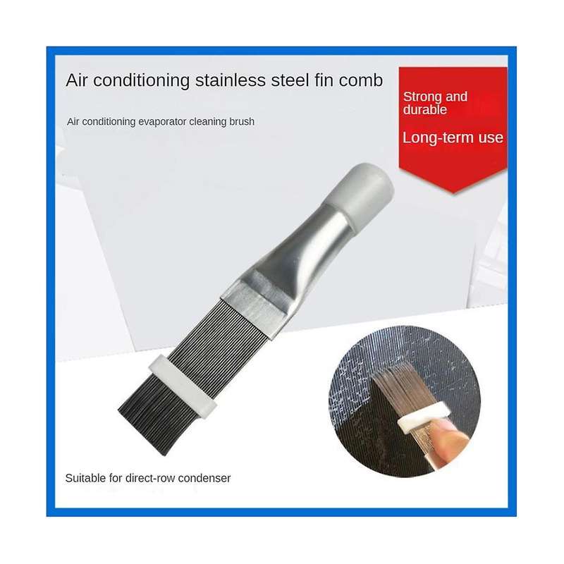 Stainless Steel Air Conditioner Restoration Comb Outside Unit Cleaning Tool Air Conditioner Fin Comb