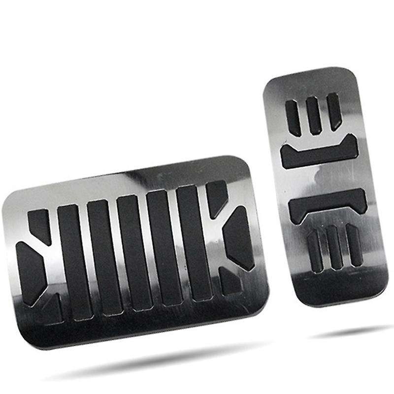 Stainless Steel Auto Gas Accelerator Pedal, Footrest and Brake Pedal for XF 08-16 XJ IV X351 09-16 0