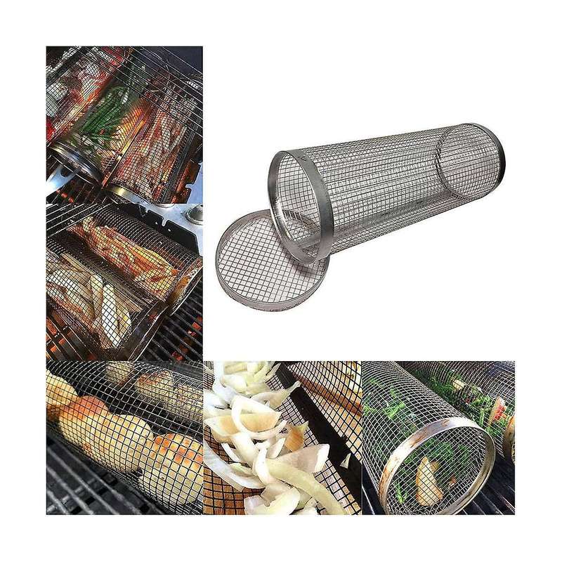 Stainless Steel Barbecue Cooking Grills Grate Outdoor Round Bbq Campfire Grills Grid-camping Picnic
