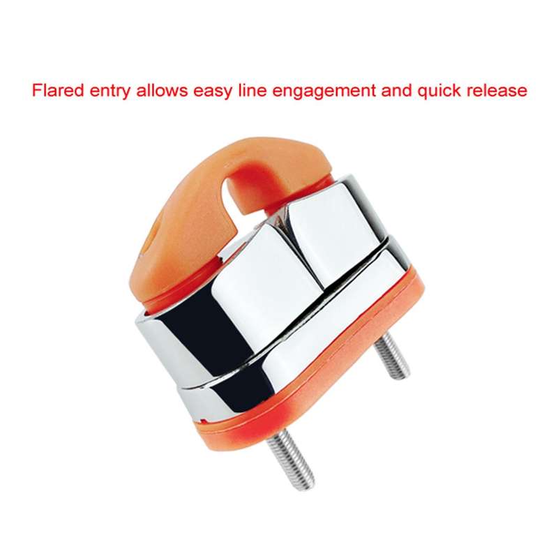 Stainless Steel Ball Bearing Cam Cleat Equipment Marine Boat Fast Entry Rope Wire Fairlead Sailing A