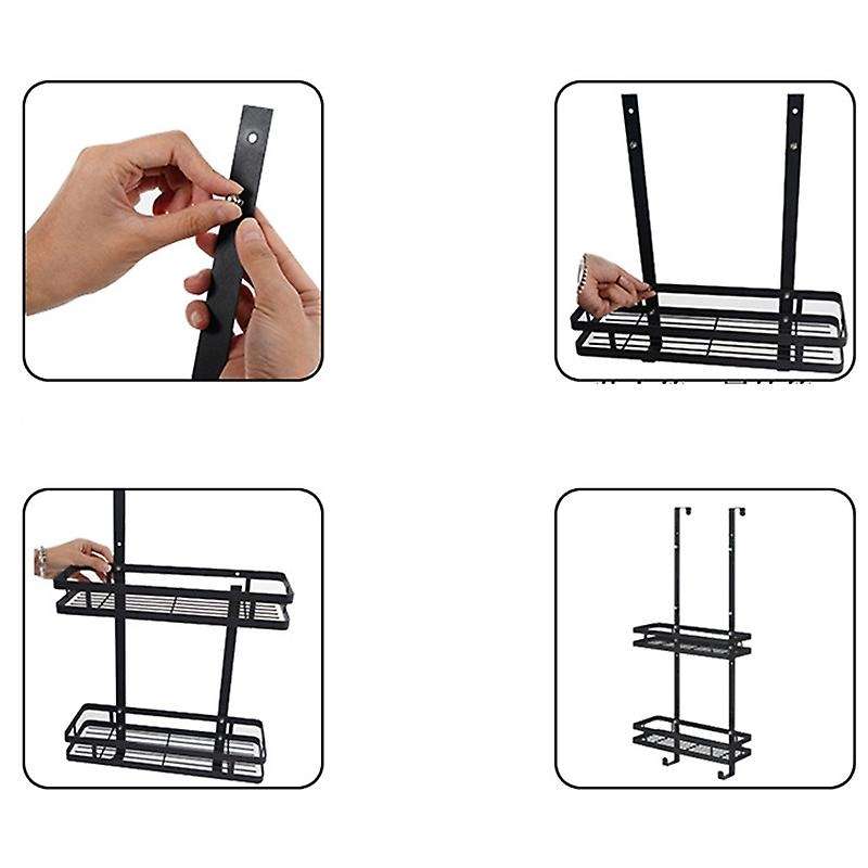 Stainless Steel Bathroom Rack, Hanging Bath Shower Rack, Shower Gel Rack, No Holes, Hanging Basket,
