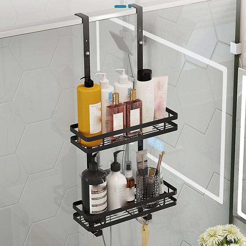 Stainless Steel Bathroom Rack, Hanging Bath Shower Rack, Shower Gel Rack, No Holes, Hanging Basket,