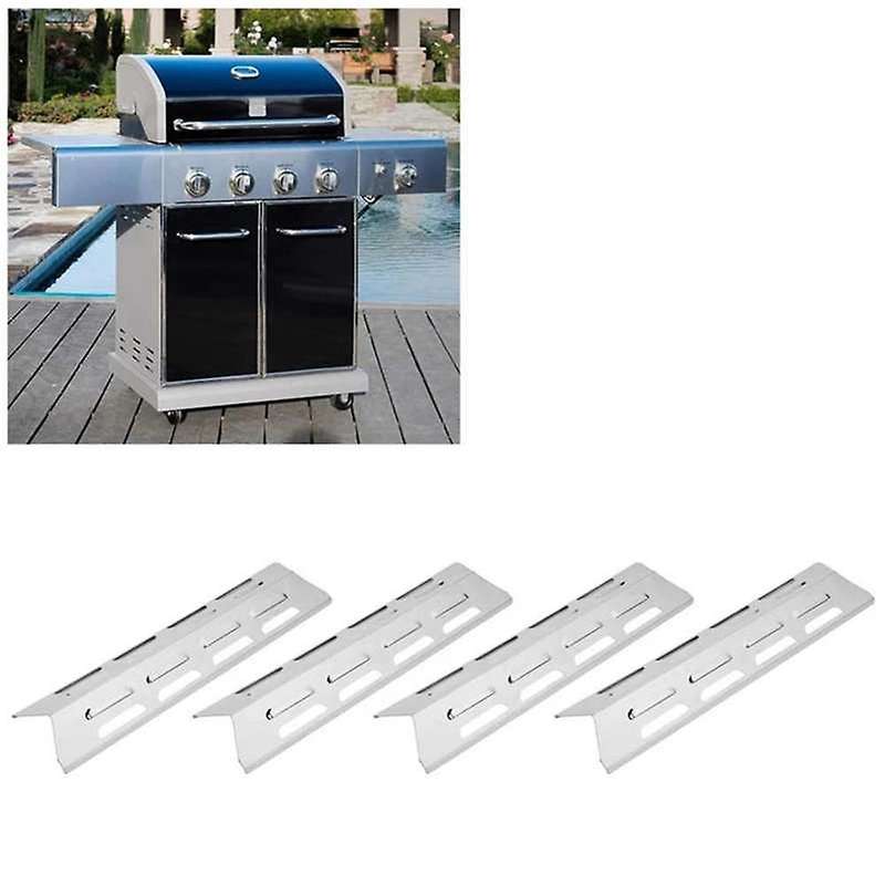 Stainless Steel Barbecue Gas Grill Oven Heat Plate Heat Tents Deflector Burners Cover Accessory Camp