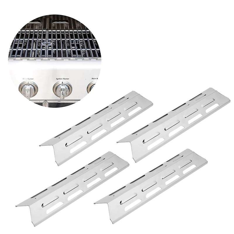 Stainless Steel Barbecue Gas Grill Oven Heat Plate Heat Tents Deflector Burners Cover Accessory Camp