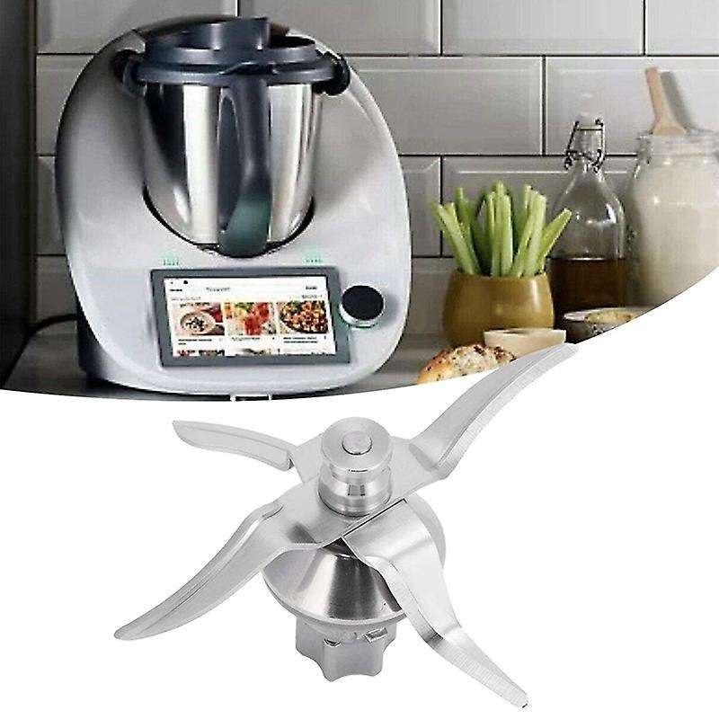 Stainless Steel Blender Blade Cutter Head Replacement Parts Home Kitchen Accessories for TM6