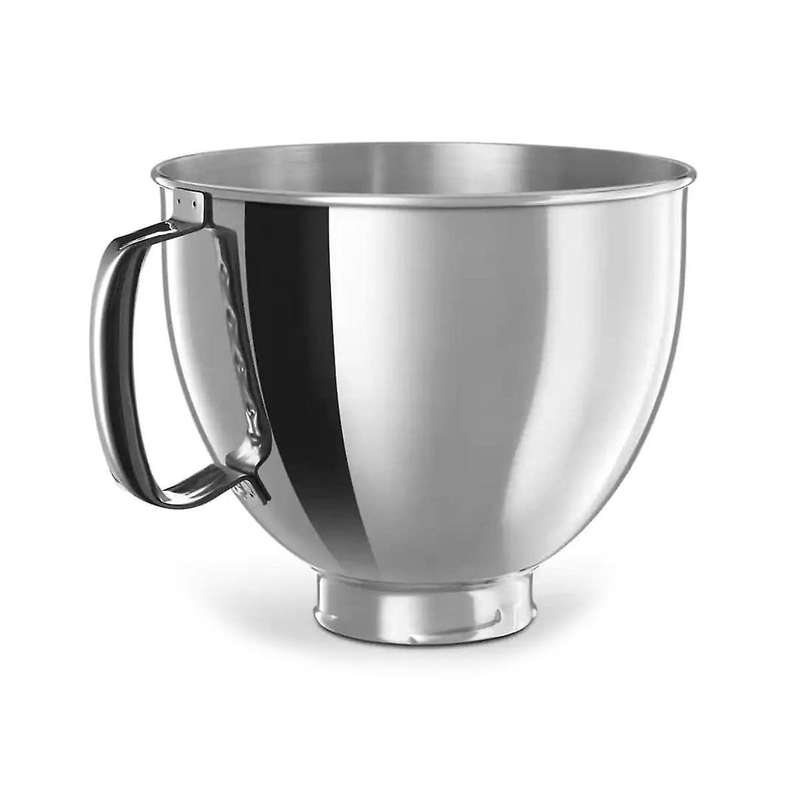 Stainless Steel Bowl for Classic&artisan Series 4.5-5 Qt Tilt-head Mixer, 5 Quart 304 Stainless Ste