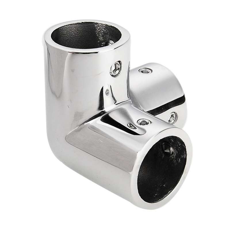 Stainless Steel Boat Tube Pipe 3 Way Connector for Ocean Yacht Dock Outdoor Awning Tube Fastener