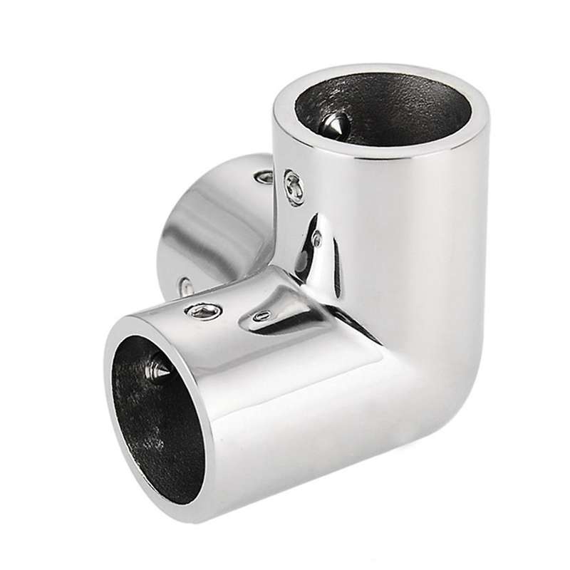 Stainless Steel Boat Tube Pipe 3 Way Connector for Ocean Yacht Dock Outdoor Awning Tube Fastener