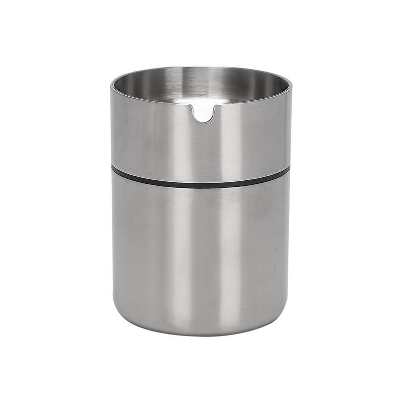 Stainless Steel Car Auto Cigarette Ashtray Ash Holder Lid Ashtray