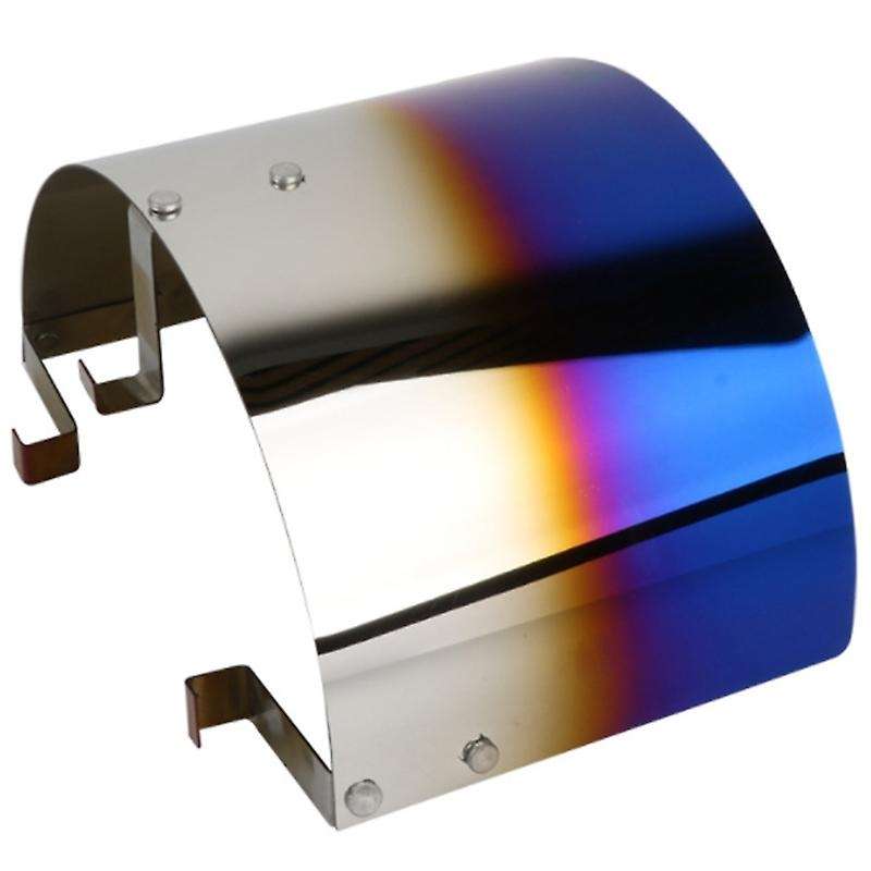 Stainless Steel Car Cold Air Intake Filter Cover Heat Shield 1Pcs
