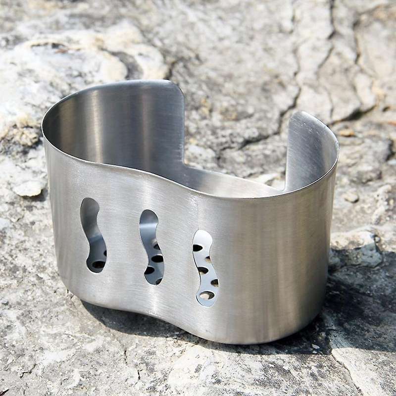 Stainless Steel Camping Stove Wood Burning Stove Cooker Outdoor Oven Camping for Picnic Hiking Backp