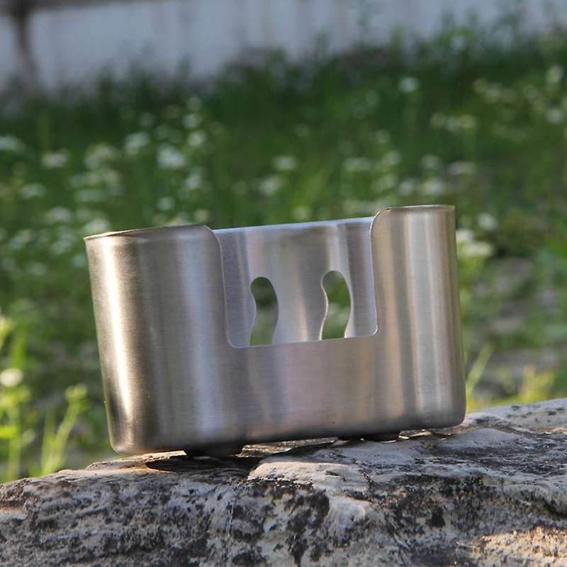 Stainless Steel Camping Stove Wood Burning Stove Cooker Outdoor Oven Camping for Picnic Hiking Backp