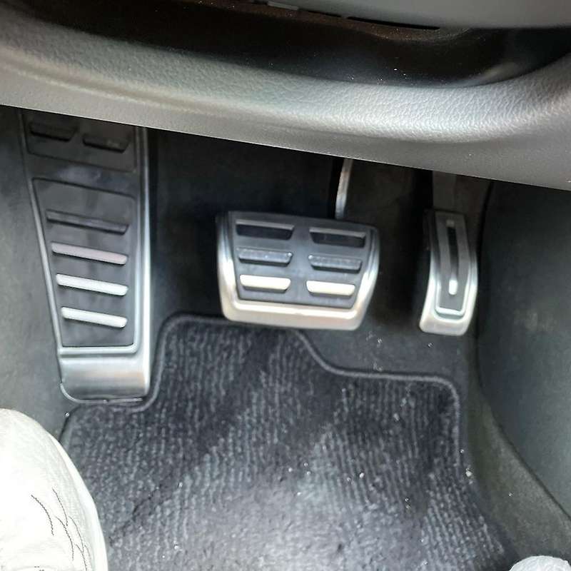 Stainless Steel Car Fuel Brake Footrest Pedals for  A4 S4 B8 8K / A5 S5 8T / Q5 2017-2015 Right Side