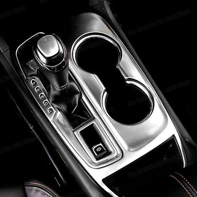Stainless Steel Car Gear Panel Cup Frame Trims for 2017 2018 2019 2020 Accessories Parts Auto