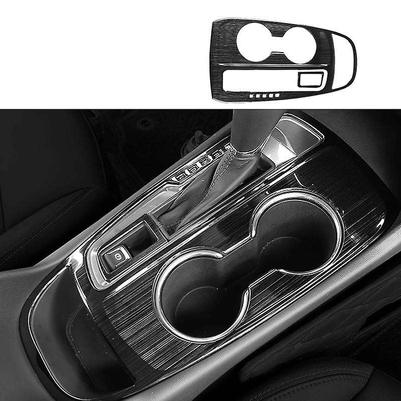 Stainless Steel Car Gear Panel Cup Frame Trims for 2017 2018 2019 2020 Accessories Parts Auto