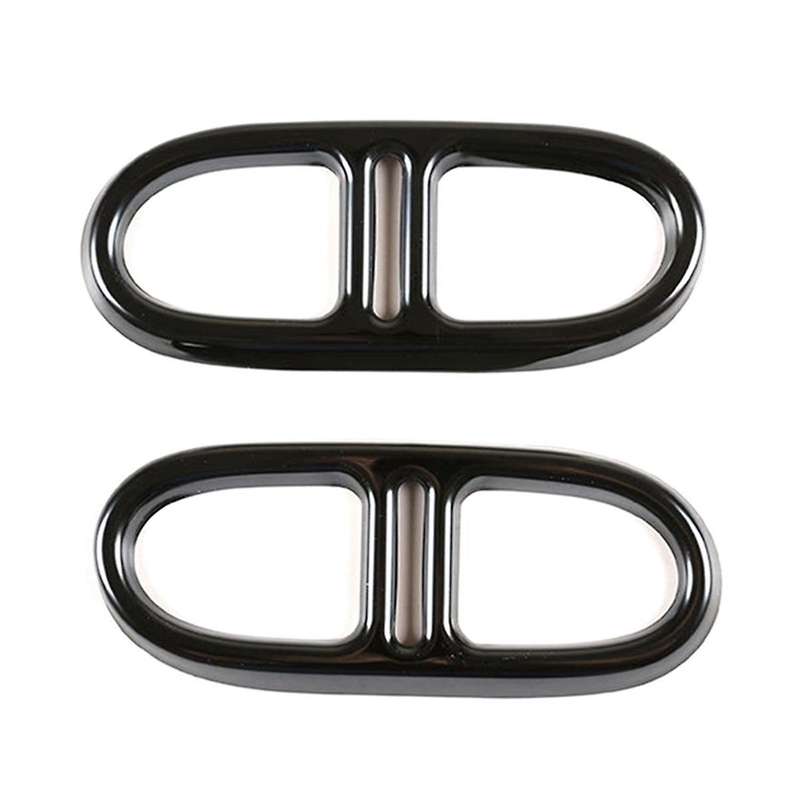 Stainless Steel Car Rear Exhaust Tail Pipe Cover Trim for - GLA/ 2020-2021 Muffler Decoration Frame