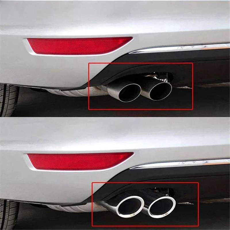 Stainless Steel Car Exhaust TailPipes for New Sagitar New Golf 1.4T G4O2