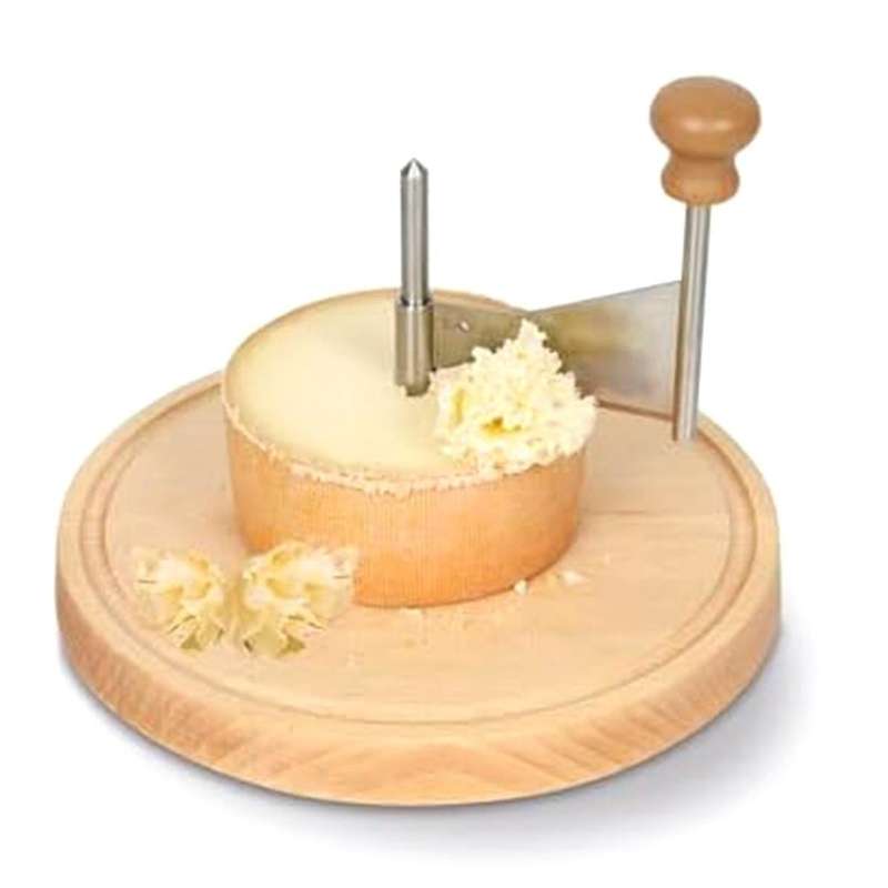 Stainless Steel Cheese Curler & Cheese Shaver - Perfect for De Moine Cheese & Chocolate, Multifuncti