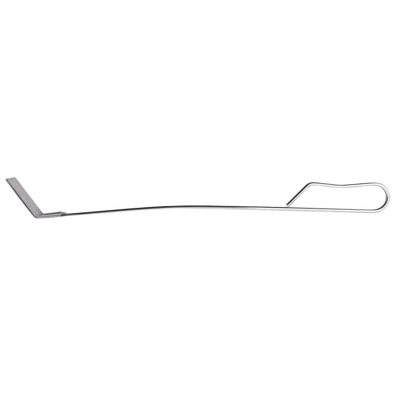 Stainless Steel Charcoal Ash Rake Bbq Ash Tool Rake Poker for Charcoal Smoker Wood Burning Stove Si
