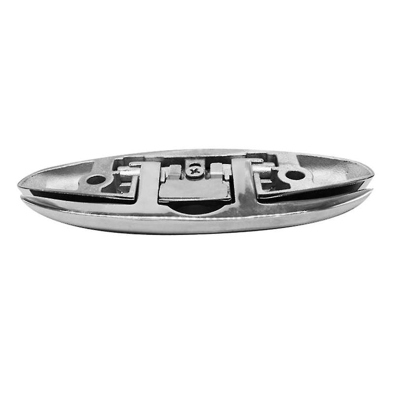 Stainless Steel Cleat Foldable Boat Cleats Folding Deck Mooring Cleat Flush Mount Cleat,4pcs,6inch