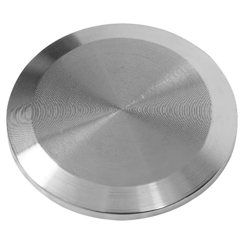 Stainless Steel Clamp Plugs, 2PCS Clamp End Cap, 1.5 Inch 304 Stainless Steel Sanitary Plug, for 2In