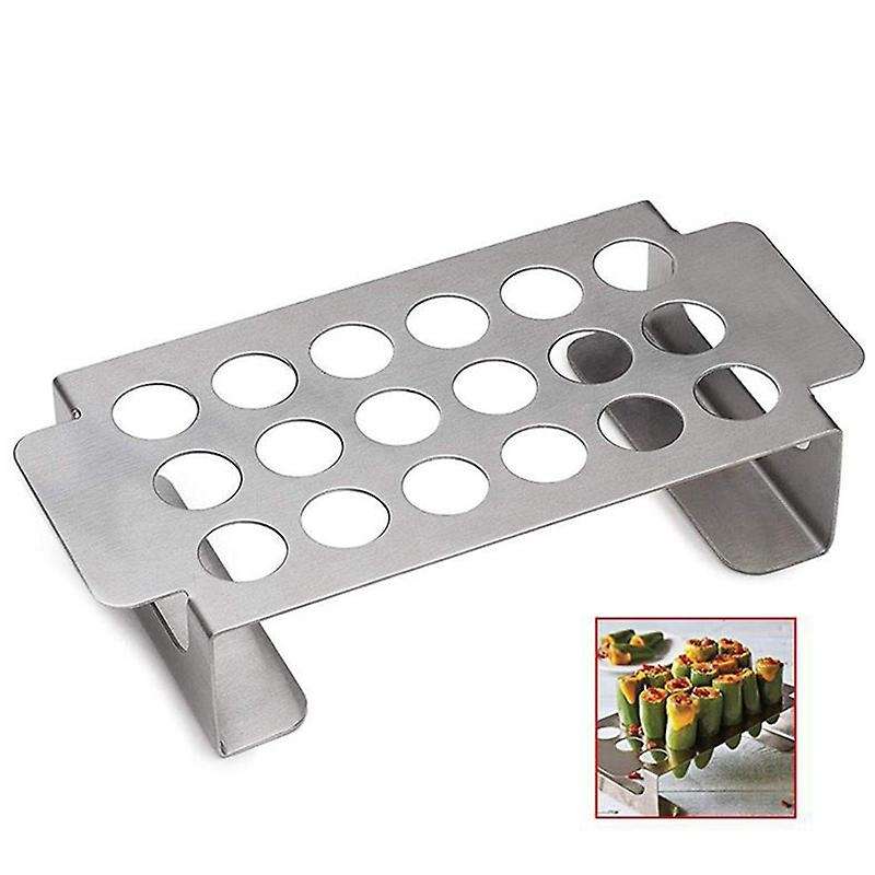 Stainless Steel Chili Pepper Roasting Rack Jalapeno Grill Rack and Corer Set Barbecue for Chili Chic