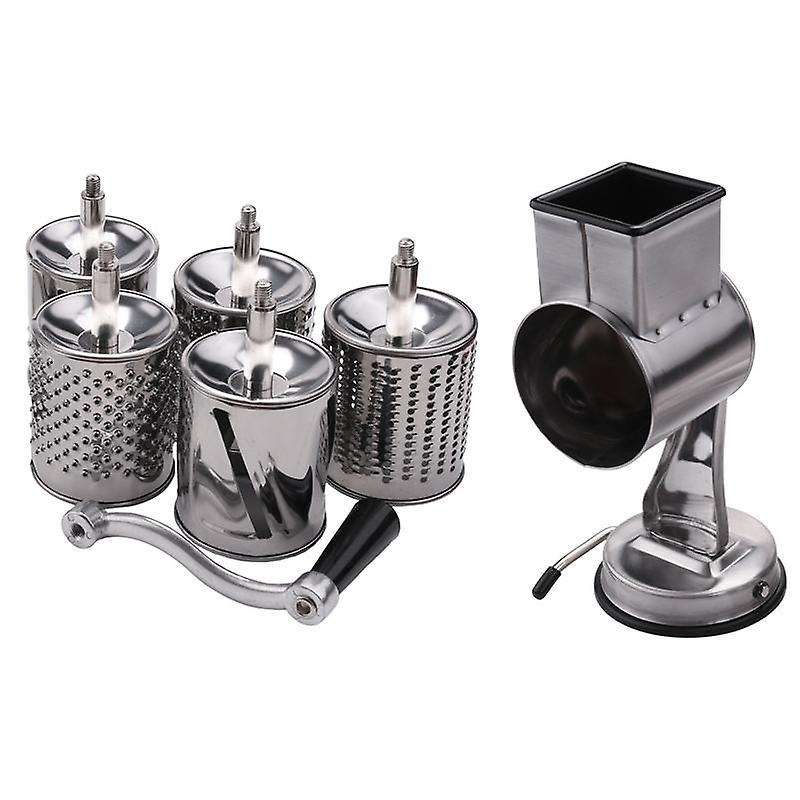 Stainless Steel Cheese Grater, Chopper, Vegetable Shredder Salad Slicer Multi-Use Hand Grater Grinde